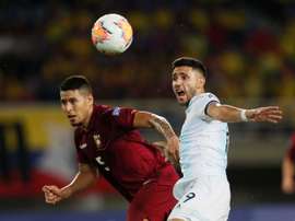 Argentina aplasta a Venezuela en un trámite. EFE/Ernesto Guzmán Jr