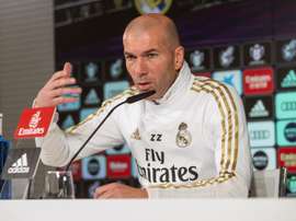 La conférence de presse de Zidane. EFE