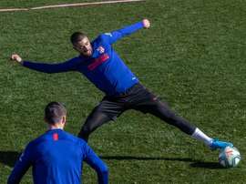 Carrasco, principale nouveauté pour la Ligue des Champions. EFE/Rodrigo Jiménez