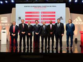 Definidos os duelos de quartas de final da Copa do Rey. EFE