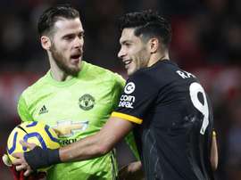 De Gea celebrated his 400 games for Manchester United. EFE
