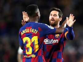 Ansu Fati, la recrue star du Barça B. EFE