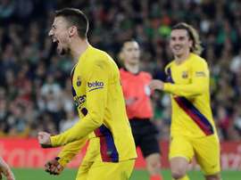Lenglet revient sur l'arrivée de Setién au Barça. EFE