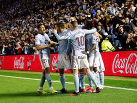 El Celta, lleno de moral, ya piensa en la próxima jornada. EFE
