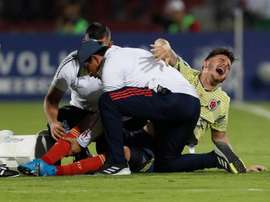 La Federación Colombiana ya informó al América del alcance de la lesión de Benedetti. EFE