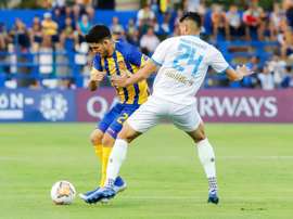 Paulo Lima pasa de villano a héroe en pleno partido. EFE/Nathalia Aguilar