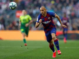 Braithwaite no está inscrito en la Champions. EFE