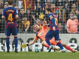 Messi, protagonista absoluto de la jornada. EFE