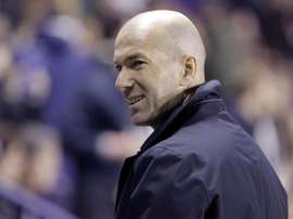 Zidane valoró el encuentro en el Ciutat de València. EFE
