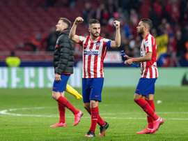 Koke volvió a jugar e, instantáneamente, la imagen del Atlético mejoró. EFE