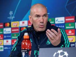 Conférence de presse d'avant match de Zidane. EFE