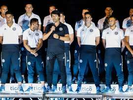 El Tribunal le da los tres puntos a Olimpia por irregularidades de Guaraní. EFE/Nathalia Aguilar