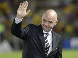 Infantino pidió un fútbol global. EFE
