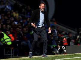 Vicente Moreno analizó al Getafe. EFE