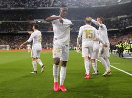 Vinicius está totalmente integrado ao Real Madrid. EFE/Juanjo Martín