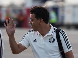 Recoba é só elogios a Gallardo. EFE