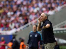 Vázquez pidió más actitud de cara al duelo ante Monterrey. EFE/Francisco Guasco/Archivo