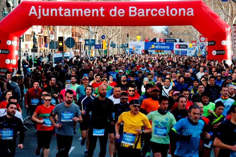 El maratón de Barcelona se pospone al 25 de octubre por el coronavirus. EFE/Alejandro García/Archivo