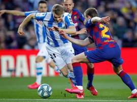 Martin Odegaard would be delighted to play in the CL for Real Sociedad next season. EFE