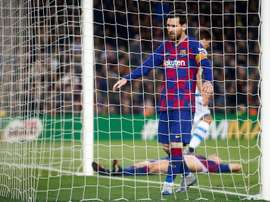 A história de Messi preso em um banheiro com seis anos. EFE/Quique García