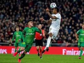 Militão fala sobre substituir Ramos contra o City. EFE/Rodrigo Jiménez