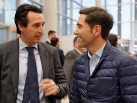 Emery e Marcelino, candidatos ao banco do Fenerbahçe.EFE