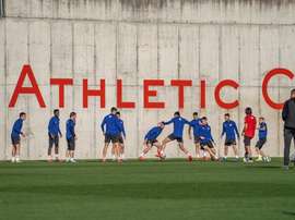 Medidas preventivas en el Athletic debido a la pandemia del coronavirus COVID-19. EFE