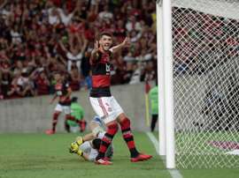 Flamengo goleó por 3-0. EFE/Antonio Lacerda