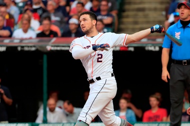 En la imagen, el jugador de los Astros de Houston Alex Bregman.EFE/Tannen Maury/Archivo