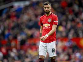 Bruno Fernandes, o melhor em seu primeiro mês na Premier. EFE/EPA/PETER POWELL/Arquivo