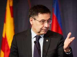 Bartomeu évoque les polémiques et les tensions. EFE