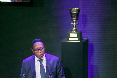 El presidente de la FIBA, el maliense Hamane Niang. EFE/Cristóbal García/Archivo