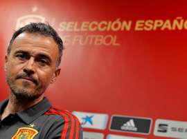 Luis Enrique thanked all those helping to fight the coronavirus. EFE