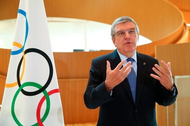 Thomas Bach, presidente del Comité Olímpico Internacional EFE/EPA/DENIS BALIBOUSE/Archivo