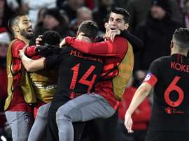 Pocos creían al Atleti capaz de eliminar al Liverpool. EFE/EPA/Archivo