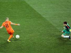 Casillas destacó su célebre parada a Robben en Sudáfrica. EFE
