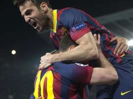 Cesc Fàbregas relembrou sua partida do Barcelona em 2014. EFE