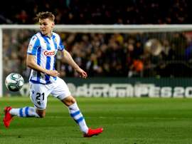 Martin Odegaard veut rester à Saint-Sébastien. EFE