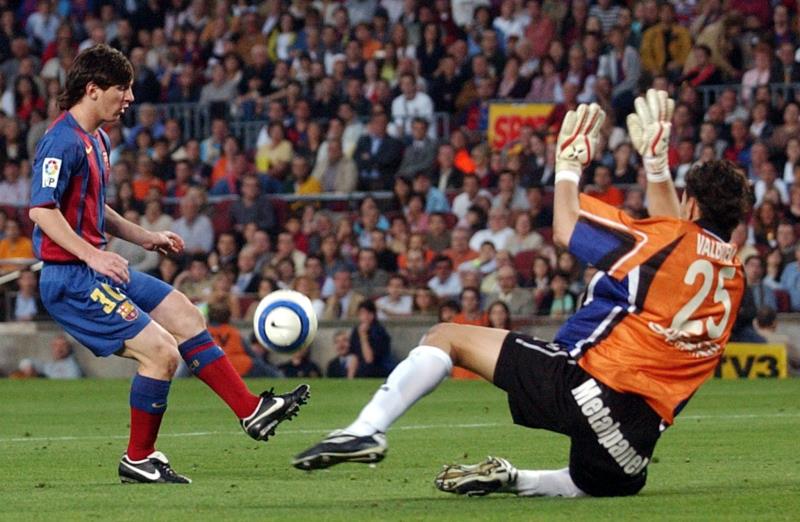 20 años del primer gol de Messi con el Barça