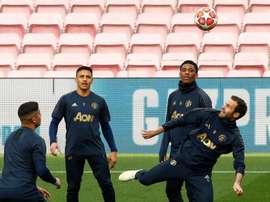 United will warn Rojo for breaking lockdown rules. EFE