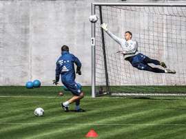 Neuer se puso serio. EFE
