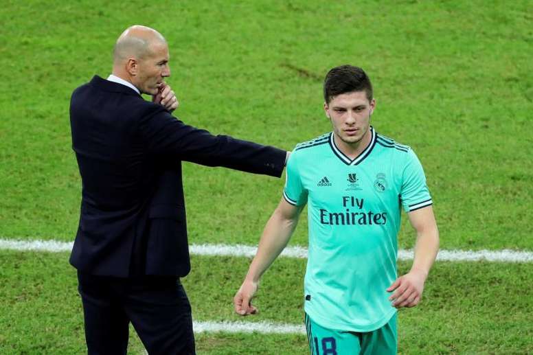 Jovic in isolation after a friend tests positive. EFE