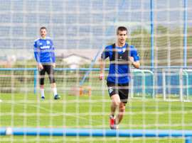 Joselu espera dar la talla en el año del centenario. EFE