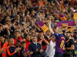 Iniesta n'a jamais caché son envie de retourner au FC Barcelone. EFE