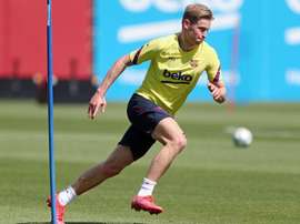 Frenkie de Jong ne croit plus au titre. afp