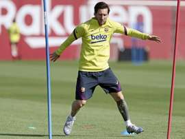 Leo Messi apoia a UNICEF. EFE/FC Barcelona/Miguel Ruíz