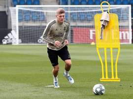 Real Madrid completou três semanas de treino após a quarentena. EFE/Real Madrid