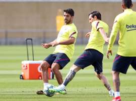 Le Barça va refouler la pelouse du Camp Nou ce samedi. EFE