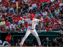 Washington Nationals center fielder Gerardo Parra. EFE/EPA/ERIK S. LESSER/Archivo