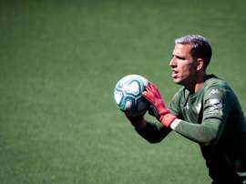 Joel se apunta al derbi tras superar el COVID-19. EFE/Fernando Ruso